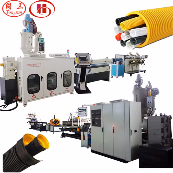 PP HDPE PVC EVA PA einwandig doppelwandig doppelwandig Dwc Wellrohr Schlauchrohrdurchlass Faltenbalgherstellungsmaschine zum Einfädeln von Elektrodrähten Wasserversorgungsentwässerung