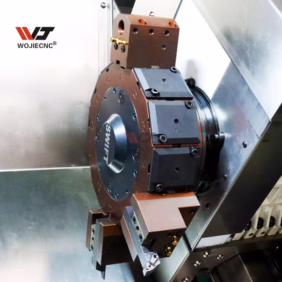Schrägbett-8-Spannfutter-Metalldreh-CNC-Drehmaschine